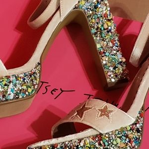 Betsey Johnson suede sandals